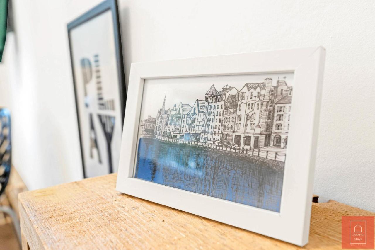 Cheerful Stays: Spacious Flat In Vibrant Leith EDI Exterior foto