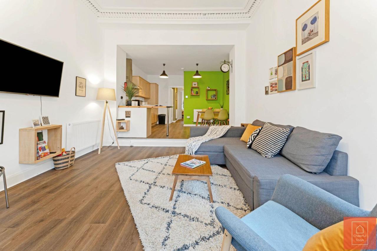 Cheerful Stays: Spacious Flat In Vibrant Leith EDI Exterior foto