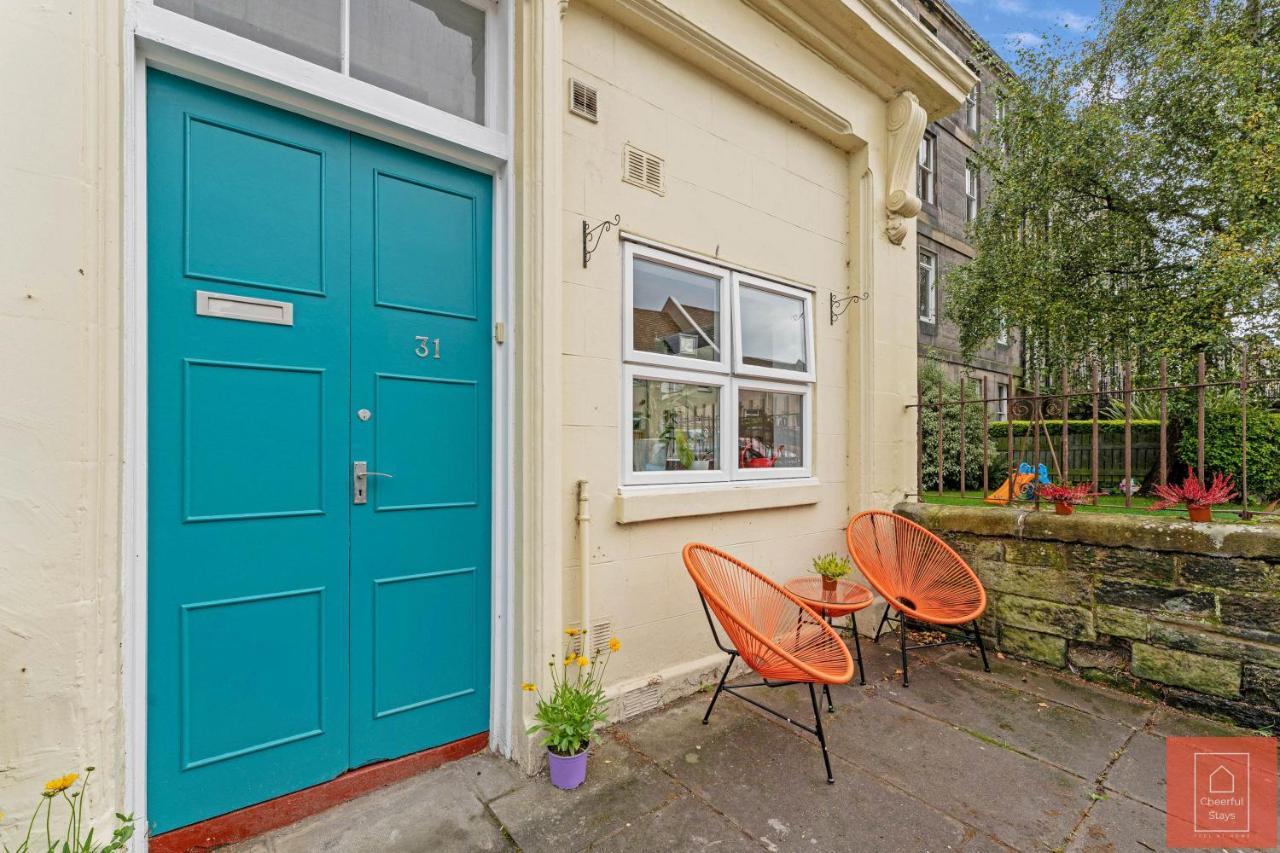 Cheerful Stays: Spacious Flat In Vibrant Leith EDI Exterior foto